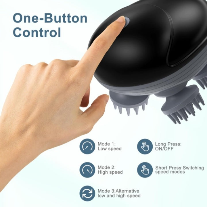 ScalpEase – Rechargeable Electric Scalp Massager