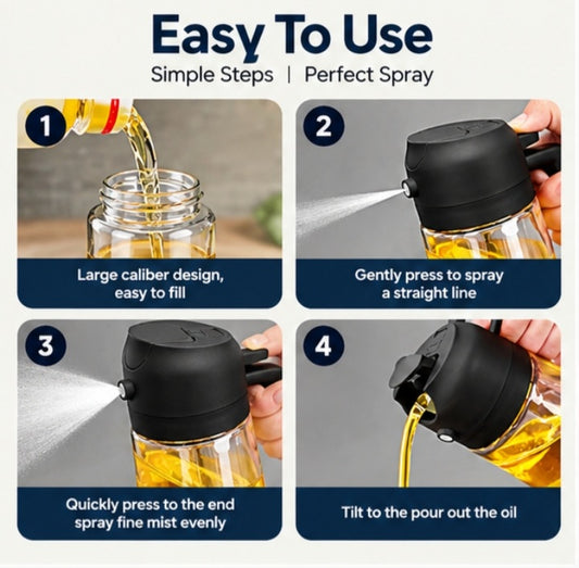 Oil Sprayer – Precision Cooking Oil Spray Bottle