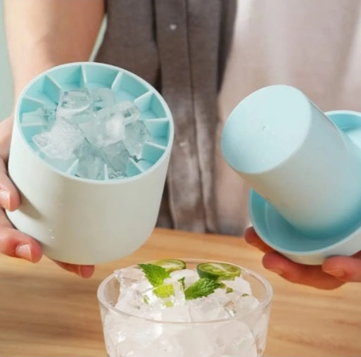 Easy Release Ice Cube Maker โ Reusable Flexible Ice Tray