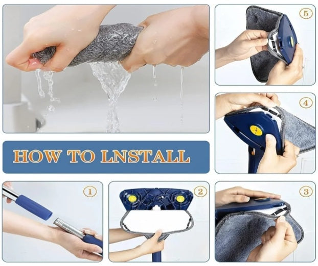 360° Rotating Triangle Cleaning Mop