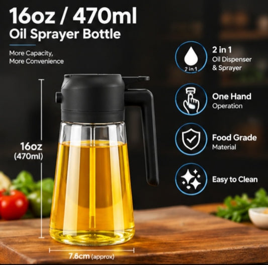 Oil Sprayer – Precision Cooking Oil Spray Bottle
