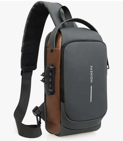 Premium Anti-Theft Chest Sling Bag with USB Charging Port