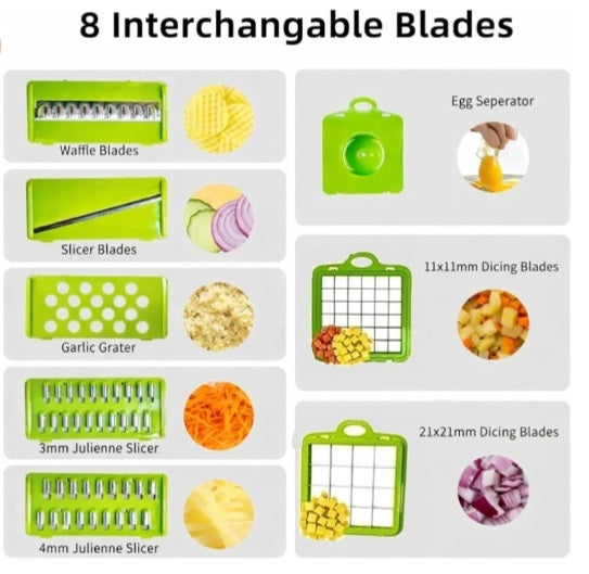 Multipurpose Quick Chop & Dice Vegetable Cutter