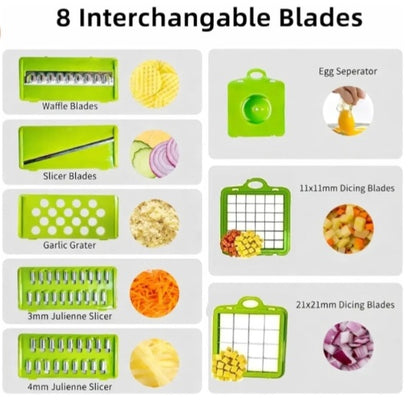 Multipurpose Quick Chop & Dice Vegetable Cutter