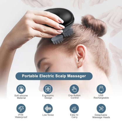 ScalpEase – Rechargeable Electric Scalp Massager